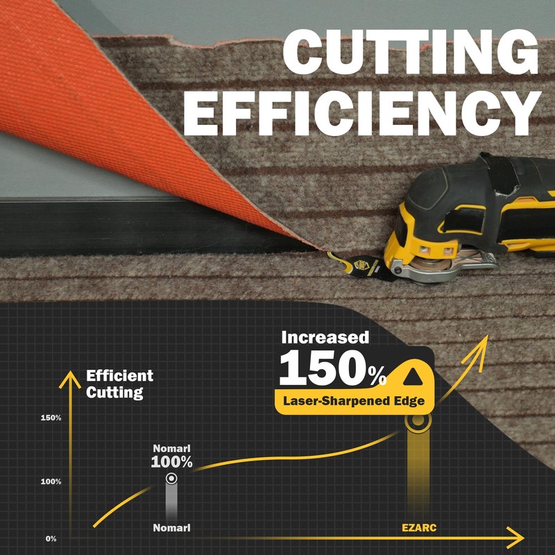 Oscillating Multi Tool Hook Knife Blade, 5 PCS Multitool Saw