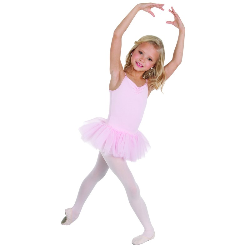 Body Wrappers Microfiber Camisole Tutu Leotard, Lilac, 8-10