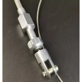 espeedpro21 Billet Aluminum Universal Gas Pedal & 48" SS Throttle Cable & Bracket Spring Kit