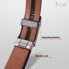 JASGOOD Mens Belt Leather Ratchet Belt for Men Automatic Ratchet