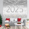Happy New Year 2025 Decorations, Large Fabric New Years Eve