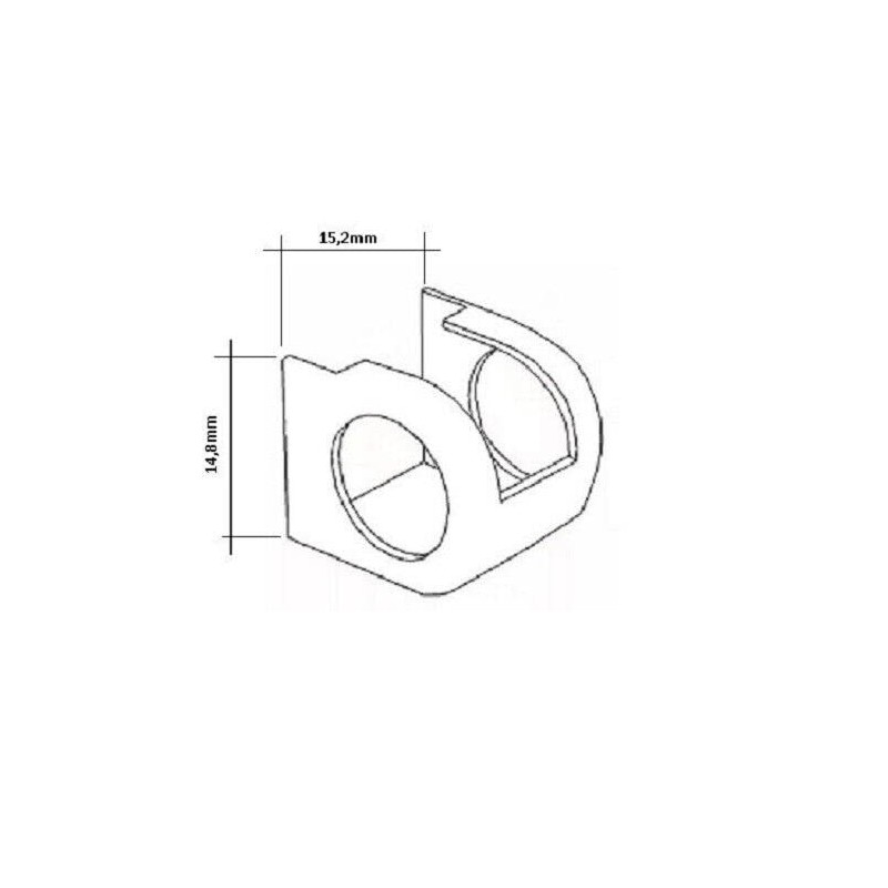 Winkhaus Cover Caps for Window Fittings Set for AutoPilot Plastic