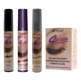 Kit Prosa De 3 Rímel + Aceite Productos Originales