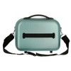 Roll Road India Adaptable Beauty Case Green 29x21x15 cms ABS