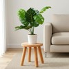 Kifmurase Solid Wood Step Stool for Adults, 9 Inch Multi-Use