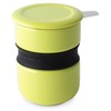 FORLIFE Curve Asian Style Tea Cup with Infuser and Lid