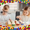 Mimorou Reallnaive 400 Pcs Building Blocks Birthday Party Supplies Cupcake