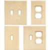 Franklin Brass Wood Square (6-Pack) Outlet Covers Unfinished Wood 1-Gang
