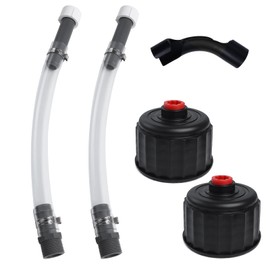 Eunice Racing Fuel Hose Kit, 2 Racing Vp Fuel Jug Hoses with 1 benders and 2 caps, for Gas Cans, Racing Vp Fuel Jug and 5/5.5 Gallon Jugs