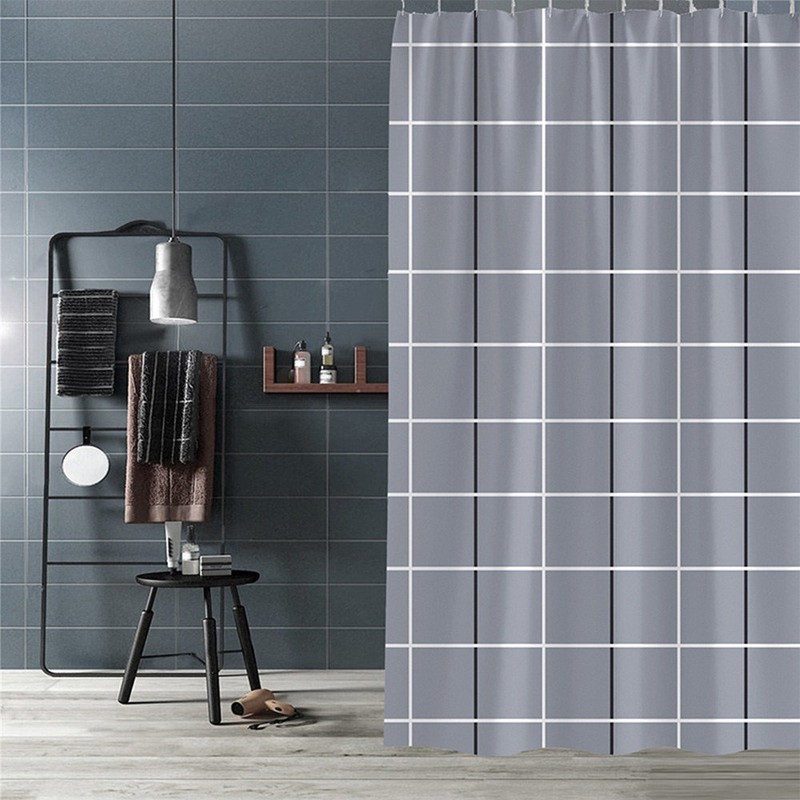 High-end fabric waterproof shower curtain 120 200cm bathroom partition, 3383627
