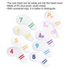 Golf Iron Cover Leather Golf Iron Head Covers Headcover Colorful