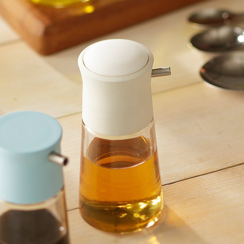 リス 調味料 プッシュ式 醤油差し ホワイト 80ml リベラリスタ プッシュ 調味差し S