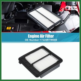 Motoforti Car Engine Air Filter Replacement Fit for Honda CR-Z ZF1/ZF2 No.17220RTW000 - Pack of 1 Long-lasting