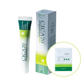 Sica 20 (Headquarters certified branch) Cica20 Cica Cream 20g Centella asiatica extract soothing moisture pigmentation coloring after laser treatment / (본사인증점) 시카20 시카크림 20g 병풀추출물 진정 수분 색소침착 착색 레이저시술후