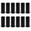 GooChan 2 3 4 6 7 Inch Black Plastic Candle