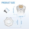 Shower Knob Replacement Kit, 2 Pack Shower Knob Handle Adapter,