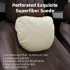 2 Pcs Car Headrest Neck Pillow for Driving,Universal Premium Suede