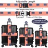 Flag Luggage Straps for Suitcases, Adjustable Luggage Travel Belt to