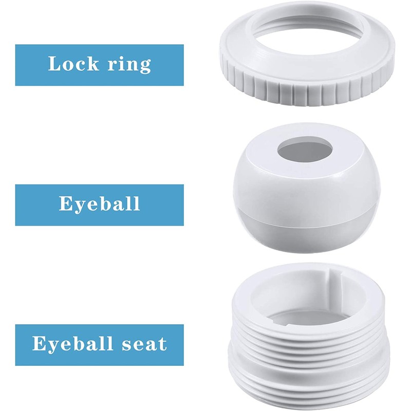 PoolSupplyTown Pool Spa 1/2" Opening Hydrostream Return Jet Fitting SP1419C