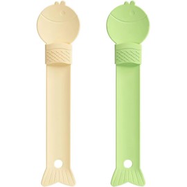 oupool Cat Treat Spoon Squeeze 4 PCS,Cat Strip Feeder Spoon,Cat Spoon for Licky Treats for Wet Snacks,Licking Treats,Cat Ladle,Cat Squeeze Treat Spoon Perfect for Churu & Sheba Cat Treats