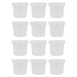Black Duck Brand Set of 12 Mini Containers With Lids – Great for Sauces, Dressings, Crafts, and More! – Each Holds 1.2oz – Store in Your Lunchbox, Picnic Basket, or More! (12)