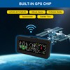 Car Inclinometer for Off-Road Driving, GPS Speedometer MPH KMH with