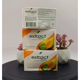 Extract 3x 💯  Original Papaya Extract Whitening Herbal Soap.