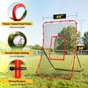 PLAYAPUT Baseball Rebounder & Pitchback Net, 5 Angle Adjustable