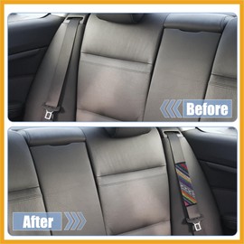 Partuto 2pcs Universal Car Seat Belt Shoulder Pad Covers Linen Multicolor Replacement