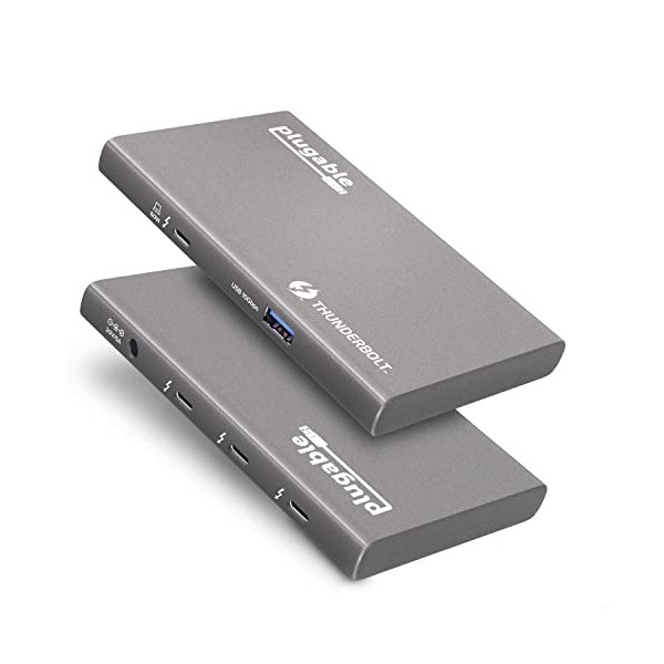 Plugable 5-in-1 Thunderbolt 4 Hub with 60W Charging, Single 8K