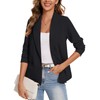 MINTLIMIT Women's Casual Blazers Notched Lapel One Button Suit Jacket