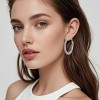Awvuq - 24 Pare Aretes Con Piercing Pendientes Joyeria Mujer