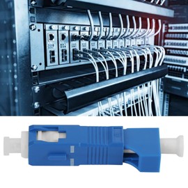 ZAWELIYO SC Male to LC Female Single Mode Fiber Optic Hybrid Optical Adaptor Converter for Telecom Network, Ethernet Network, Optical Communication Equipment