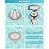 Dimgogo Led Pool Lights for Inground Pool, 120V 70W RGB