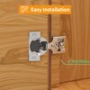 Chibery 2 Pack 3/8" Overlay 3D Soft Close Concealed Hinge