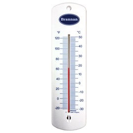 Large 240mm Wall Thermometer Garden Greenhouse Home Office Room Use Indoor or Outdoor Made In UK