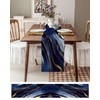 Falaniique Marble Table Runner 72 Inches Long Cotton Linen Kitchen