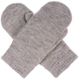 Be Your Own Style BYOS Unisex Winter Toasty Warm Solid & Glitter Fleece Lined Knit Mitten Gloves