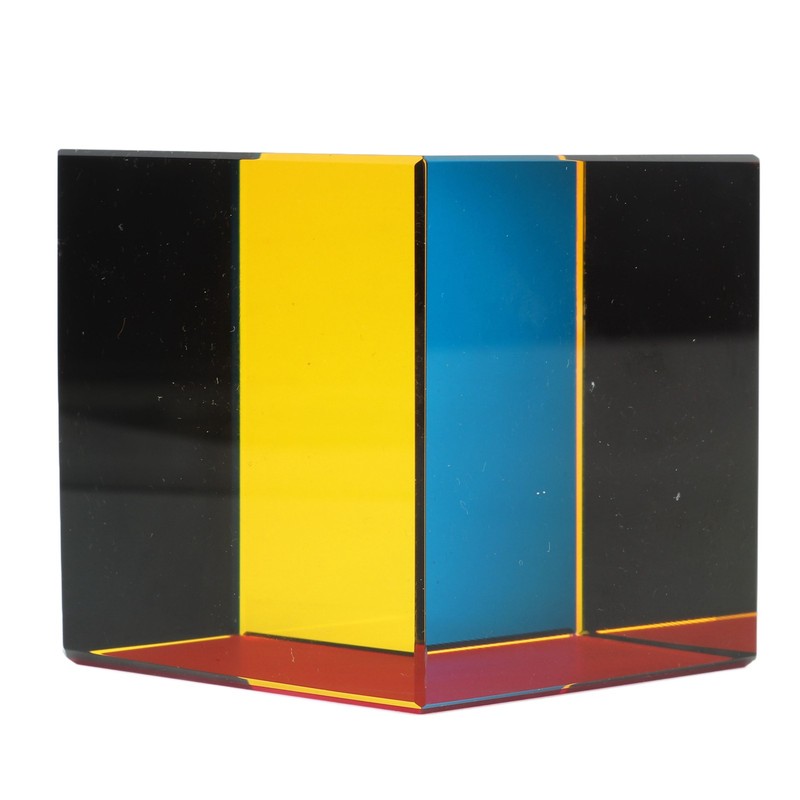 Color Cube Optical 6 Sides Cube Optical Cube Prism for