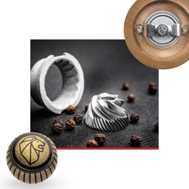 プジョー PEUGEOT ミル 胡椒 ペッパーミル 木製 粗さ調節 容量7g・10cm 手動 小型 フランス製 ビストロ アンティーク 30933