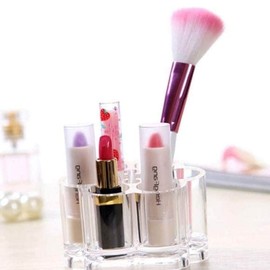 Tint display case, makeup brushes, lip balm, prevents deformation and discoloration, convenient use, makeup brush holder, 6 compartments / 틴트진열함 화장붓 립밤 변형변색방지 편리한사용 메이크업붓홀더 6칸