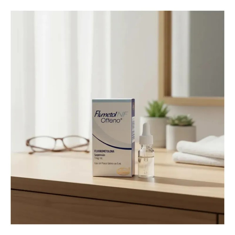 Frasco Suspensión Oftálmica Gotero 5ml Flumetol Nf