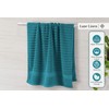 LANE LINEN Luxury Ribbed Bath Towels - 100% Cotton Towels