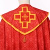 COSDREAMER Unisex Church Catholic Westments Cape Priest Celebration Chasuble Mass