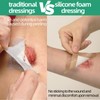 Jointown Foam Wound Dressing Bandages Silicone Adhesive Border 6 x