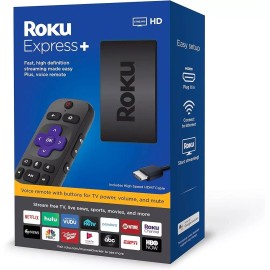 Roku Express+ HD Streaming Media Player with Voice Remote (NEW)