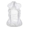 MuslinZ 6 pack Size1 Newborn Prefolds Muslin Cloth Nappies White