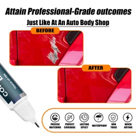 PR4/TR4 Flame Red Touch Up Paint for Jeep, Car Paint Pen Scratch Repair Two-In-One Touch Up Paint, Premium Car Scratch Remover for Deep Scratches