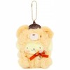 Pompompurin Mascot Holder (Latekma), Mini Plush Toy, Caramel Latte