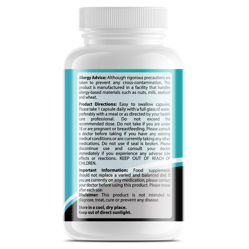 Natural Vitamin E Complex | 60 Vegan Capsules |100% Natural